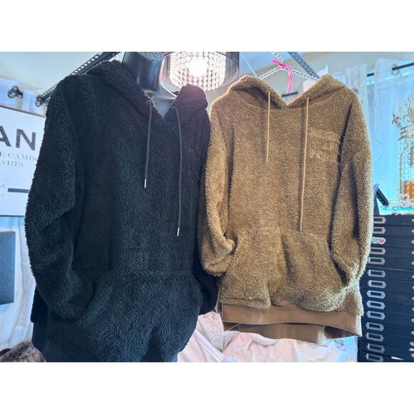 Bundle of 2 assholes live forever fleece teddy sherpa pullover hoodie sweatshir - Picture 2 of 13